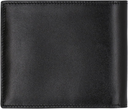SAINT LAURENT Mini East/West Leather Wallet