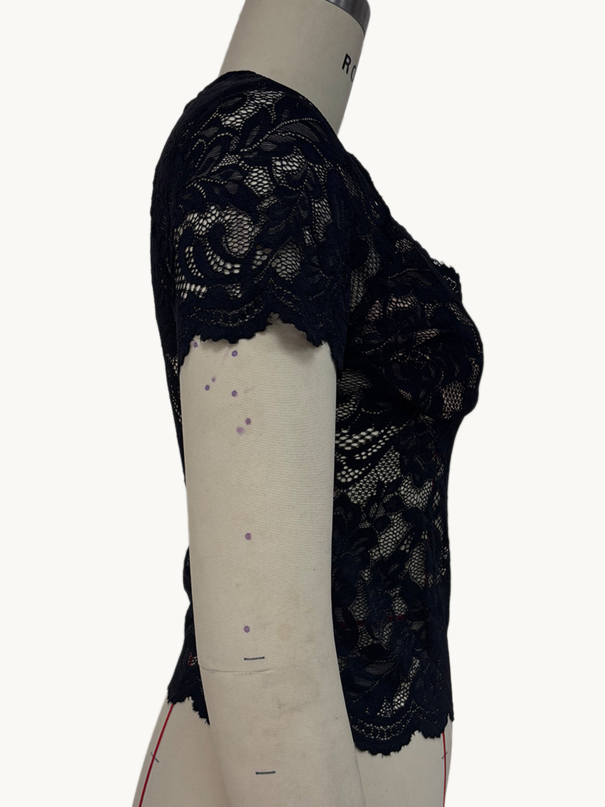 Hollow Lace T-shirt