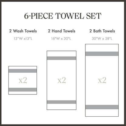 MADISON PARK SIGNATURE Turkish 100% Cotton 600Gsm Luxury Premium Thick Soft Abos