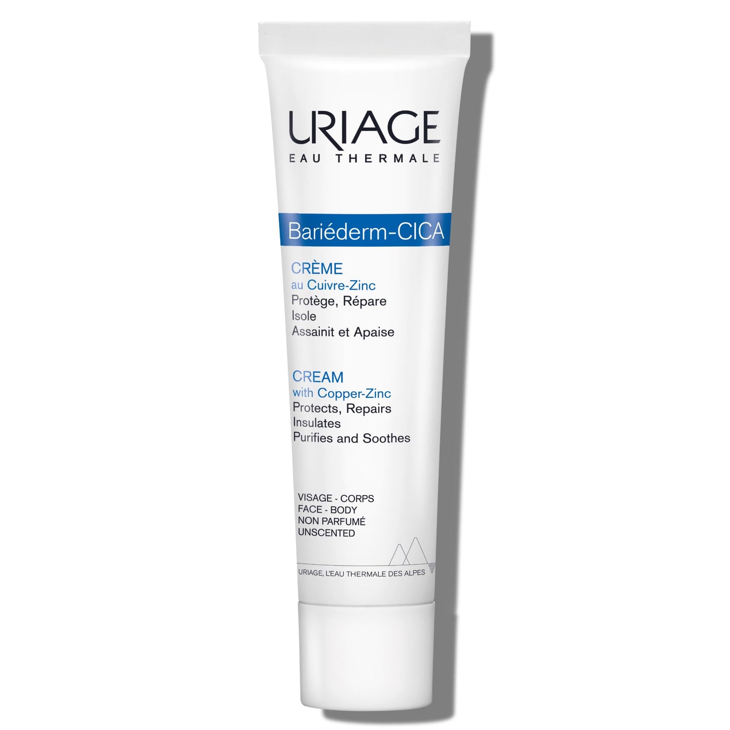 Uriage Bariederm Cica Cream - Soothing Moisturizing Cream for Sensitive Skin, Hypoallergenic &amp; Fragrance-Free