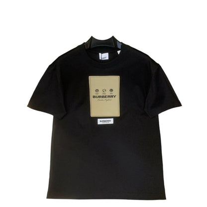 Burberry Black T-Shirt Without Collar