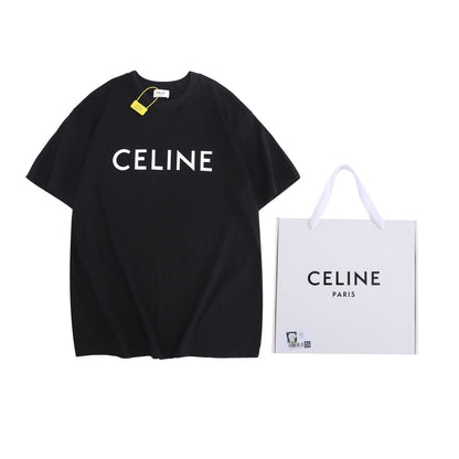 CELINE Paris Loose T-Shirt in Cotton Jersey