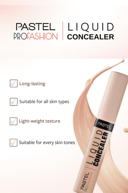 Pastel Profashion Liquid Concealer 104 - Precise Coverage for Flawless Skin