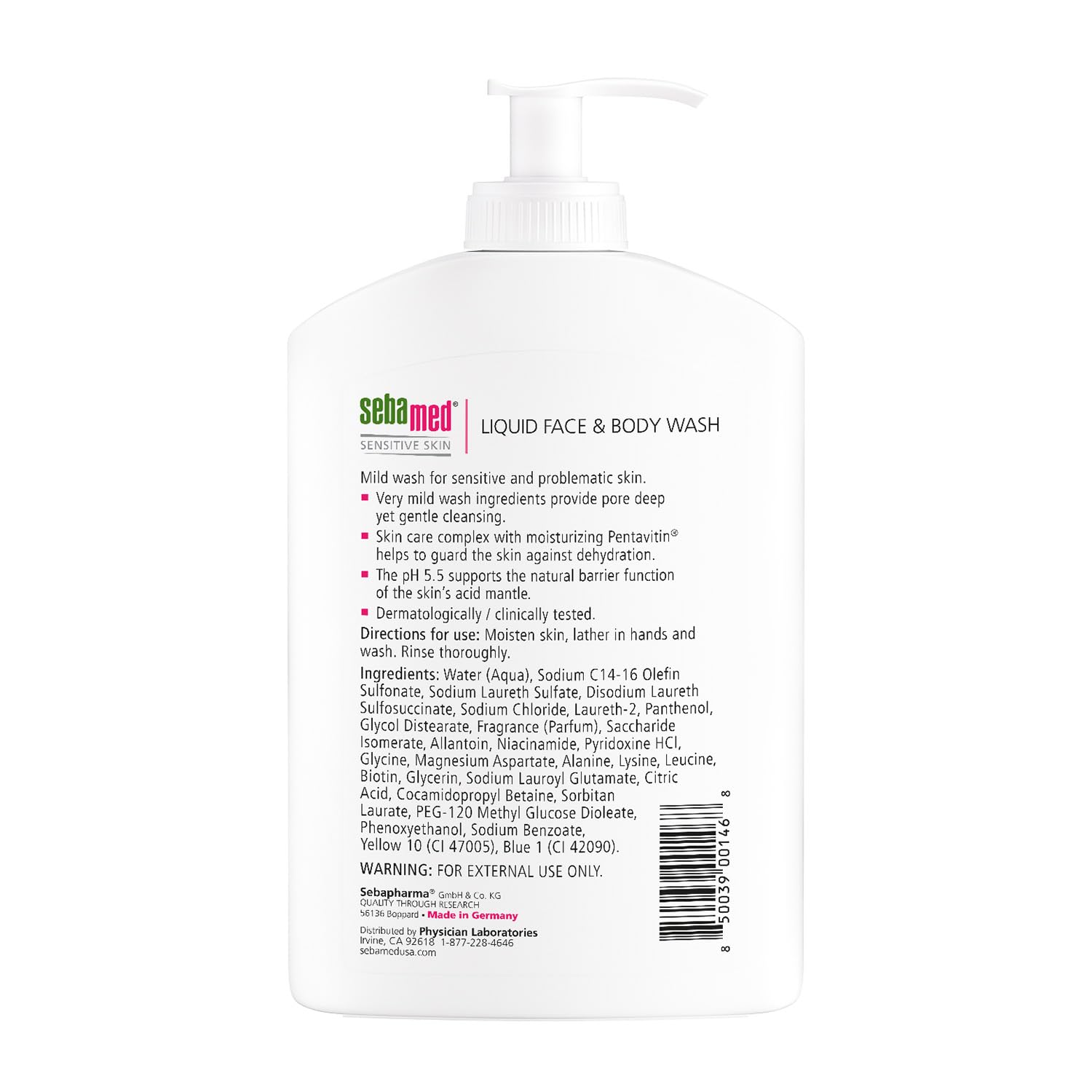 Sebamed Liquid Face &amp; Body Wash - 1000 ml