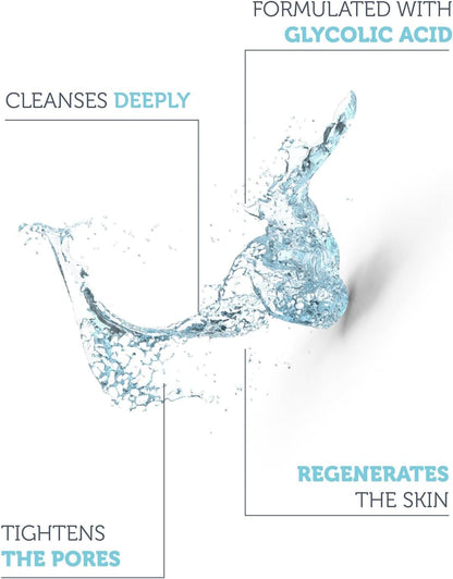 The Purest Solutions Exfoliating and Clarifying Toner 200ml - Glycolic Acid 5%, AHA + BHA Formula for Smoother Skin