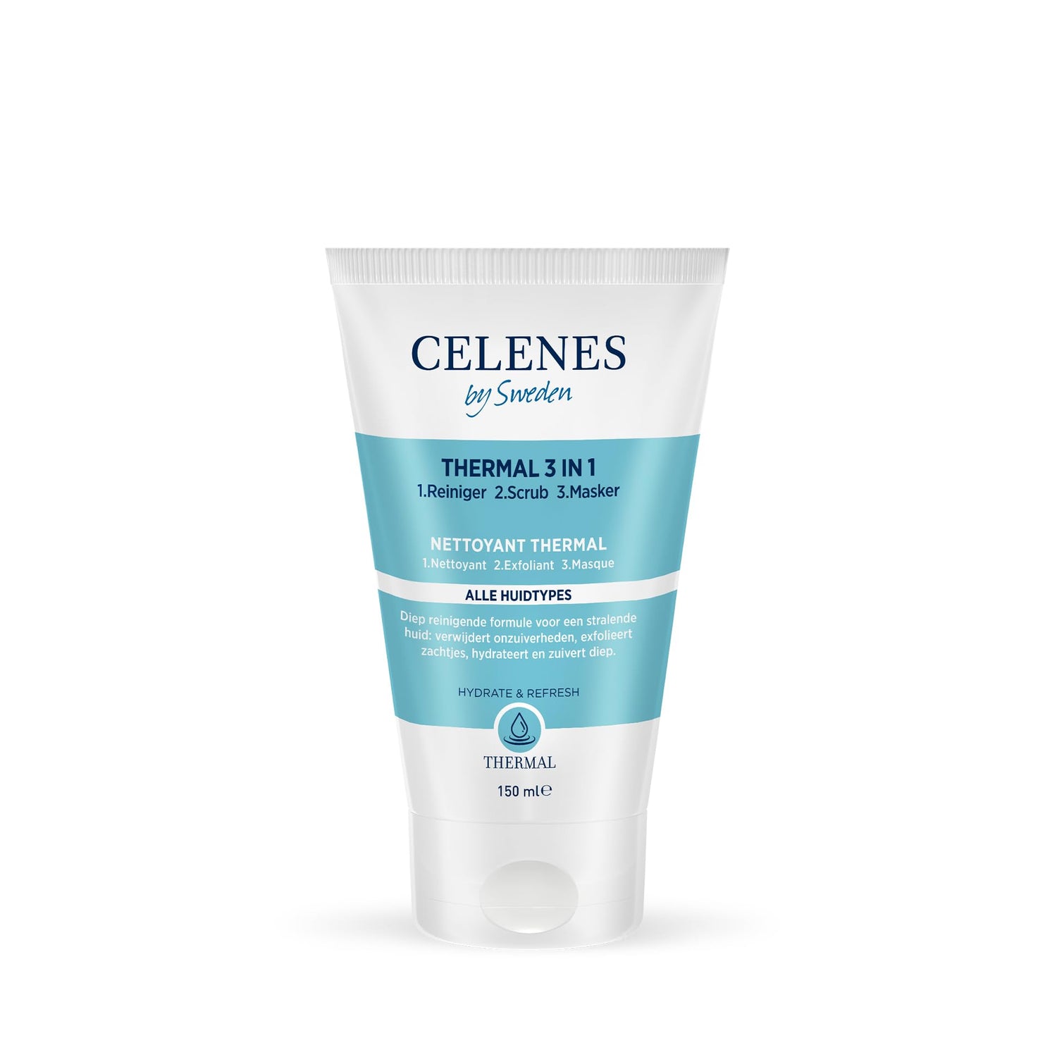 Celenes Thermal 3 in 1 Cleansing Peeling Mask 150ml - Hydrating &amp; Refreshing
