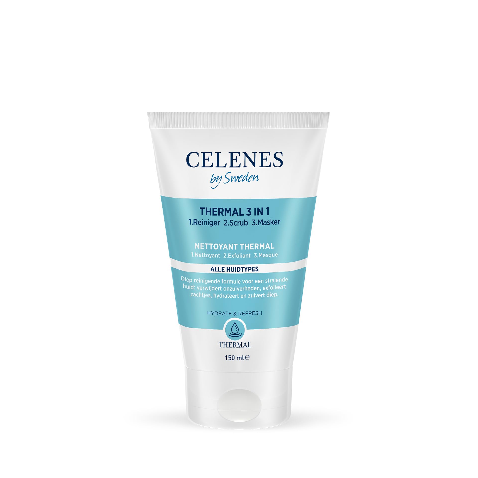 Celenes Thermal 3 in 1 Cleansing Peeling Mask 150ml - Hydrating &amp; Refreshing