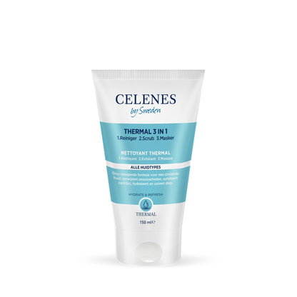 Celenes Thermal 3 in 1 Cleansing Peeling Mask 150ml - Hydrating &amp; Refreshing