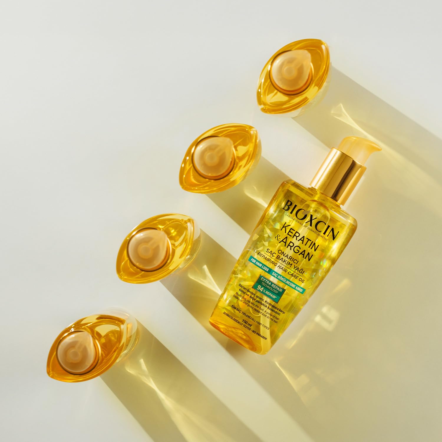 Bioxcin Keratin &amp; Argan Repair Hair Care Oil 150 ml