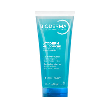 Bioderma Atoderm Shower Gel - Gentle Moisturizing for Dry &amp; Sensitive Skin, 6.76 fl oz