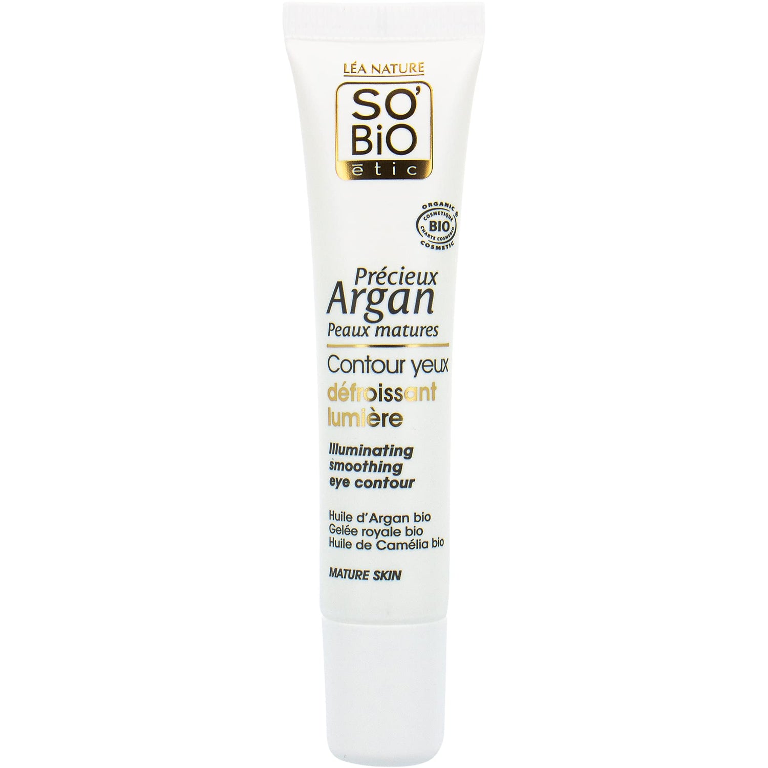 SO’BiO Argan Brightening &amp; Smoothing Eye Cream 0.5 oz