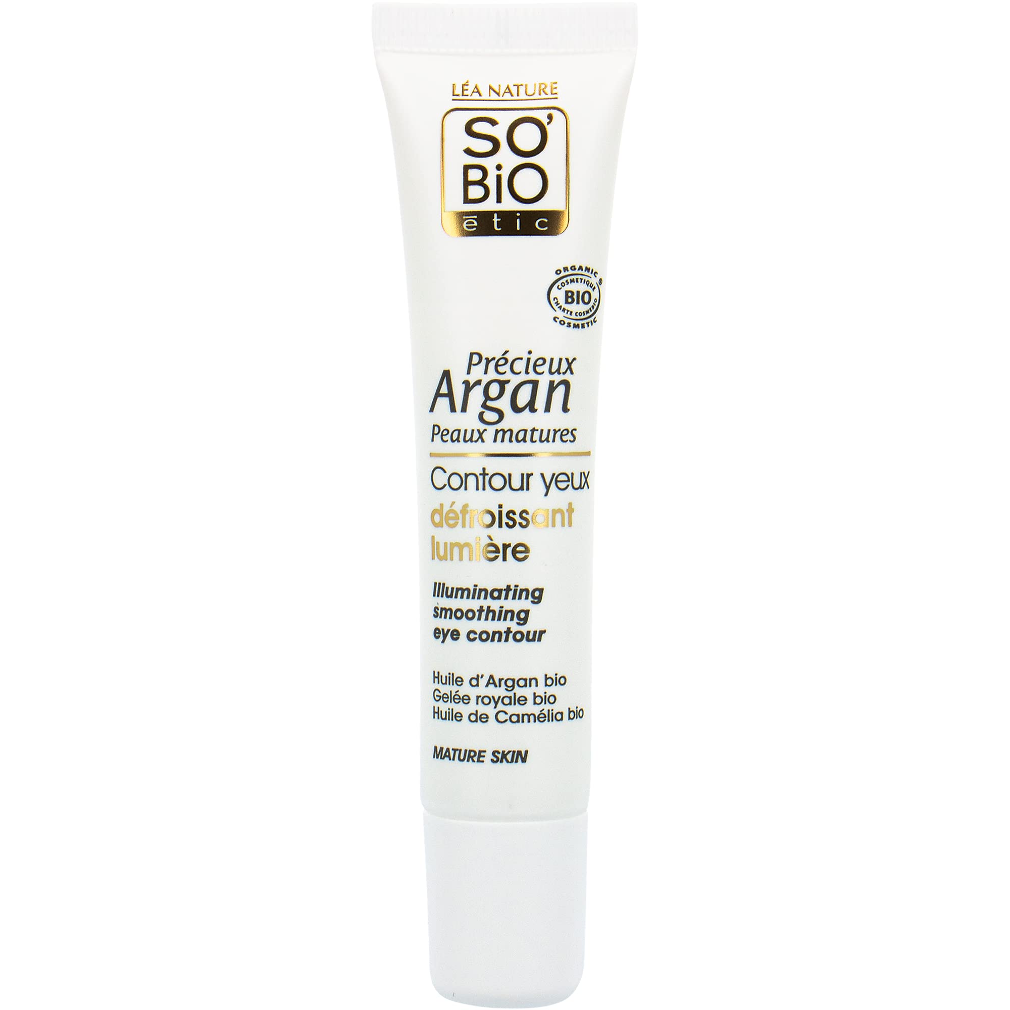 SO’BiO Argan Brightening &amp; Smoothing Eye Cream 0.5 oz