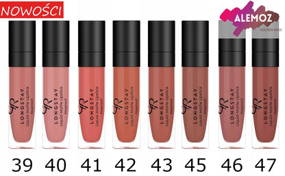 Golden Rose Matte Lipkit Warm Sable - Long-Lasting Liquid Lipstick &amp; Lipliner Set