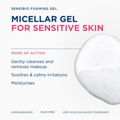 Bioderma Sensibio DS+ Foaming Gel - Gentle Cleanser | 200 ml