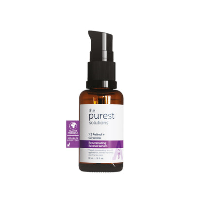 The Purest Solutions Anti-Aging Skincare Set - Retinol Serum &amp; Peptide Complex for Smoother, Youthful Skin