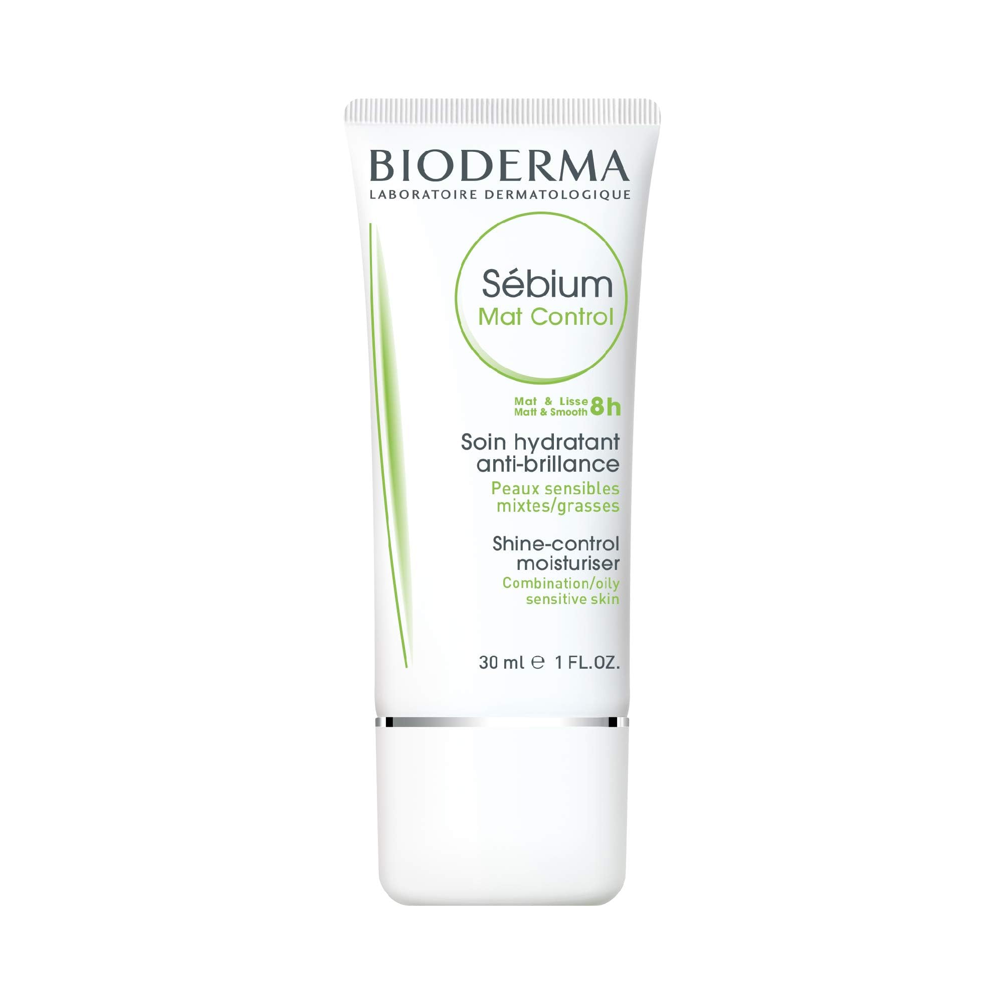 Bioderma Sebium Mat Control Matifying Face Cream - 8-Hour Shine Control, Non-Comedogenic &amp; Hypoallergenic Moisturizer