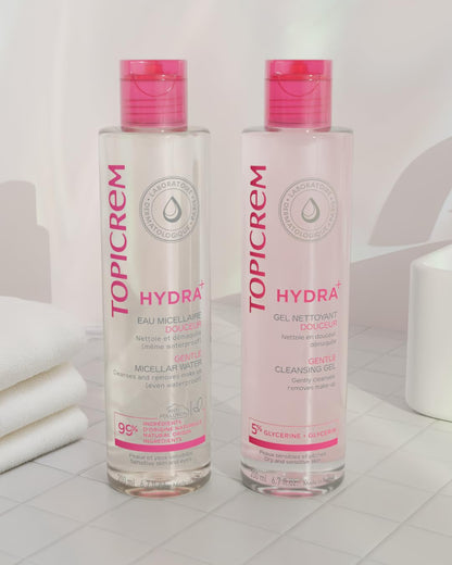 Topicrem Gentle Micellar Water for Face and Eyes - 400ml, Paraben-Free Makeup Remover for Sensitive Skin
