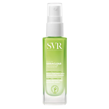 SVR Sebiaclear Serum 30ml - Non-Comedogenic Skincare for Oily Skin, Hypoallergenic Serum with Gluconolactone &amp; Salicylic Acid