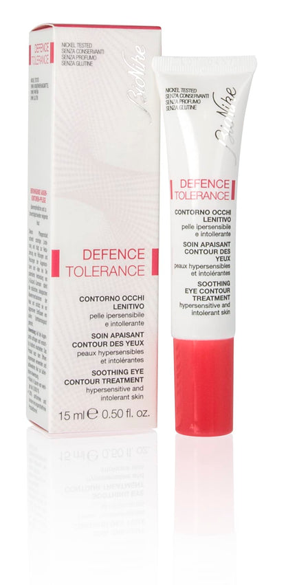 BioNike Defence Tolerance Soothing Eye Cream 15ml - Hydrating Sensitive Skin Care for Eye Contour Area