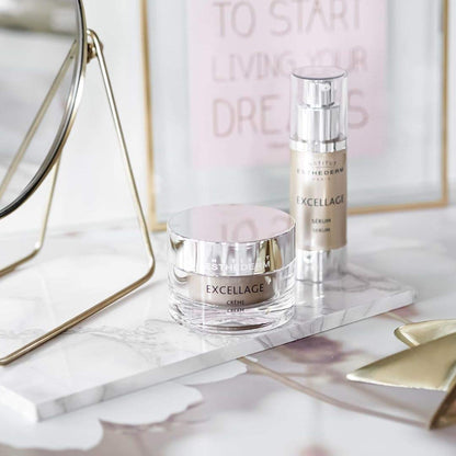 Institut Esthederm Excellage Anti-Aging Serum 30ml - Boosts Skin Elasticity &amp; Firmness