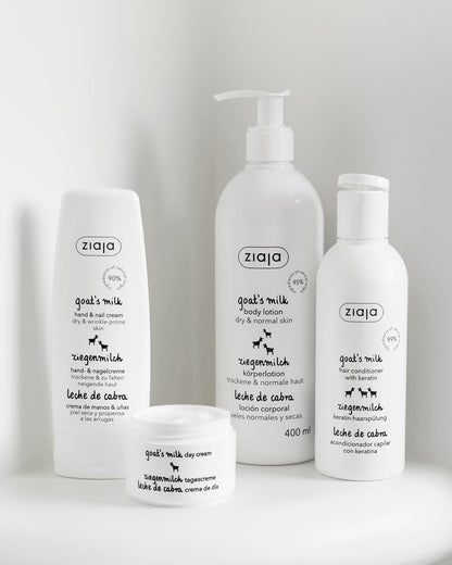 Ziaja Goat Milk Lotion + Toner 200ml - Natural Moisturizer | Vegan
