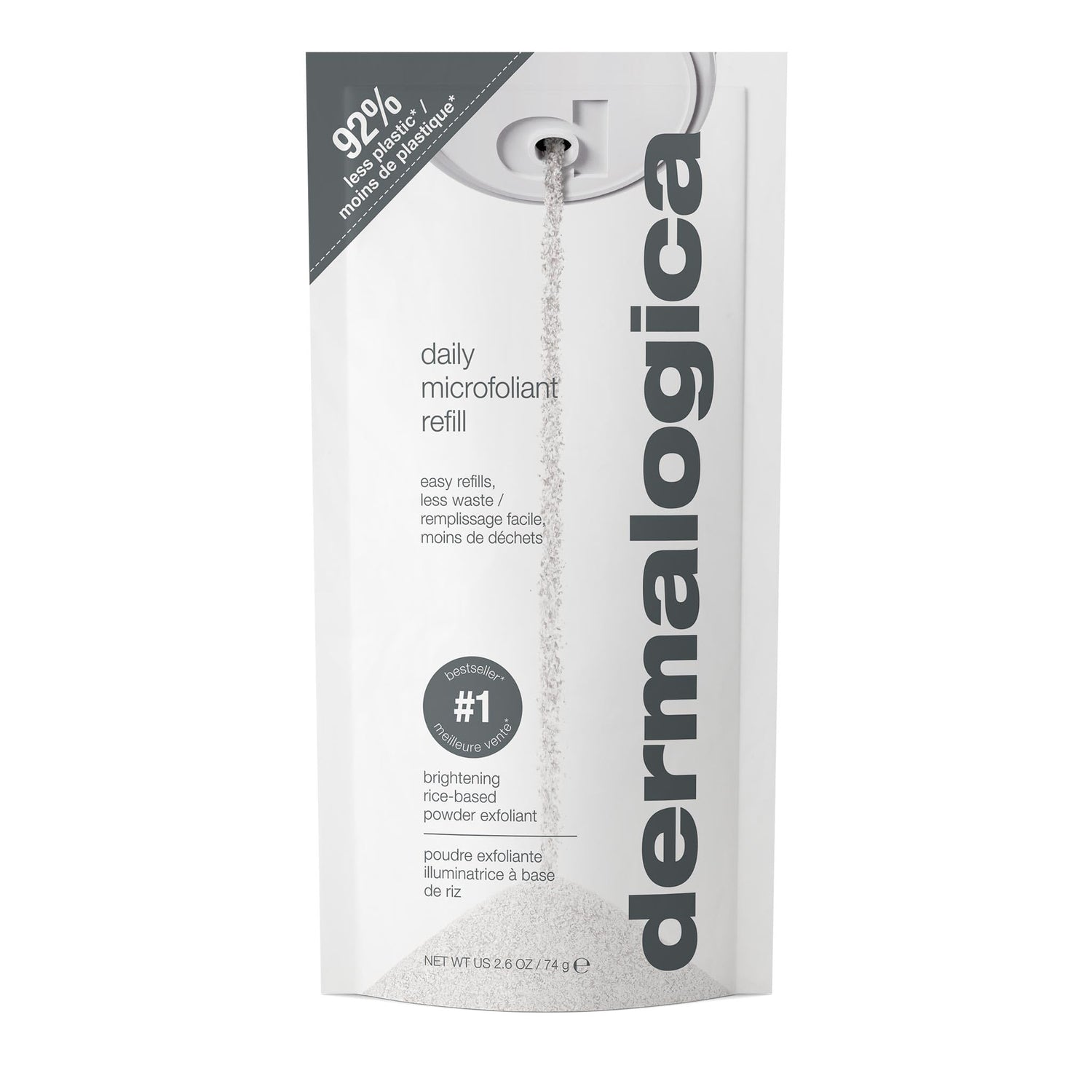 Dermalogica Daily Microfoliant Refill - Gentle Rice-Based Exfoliating Powder for Daily Use