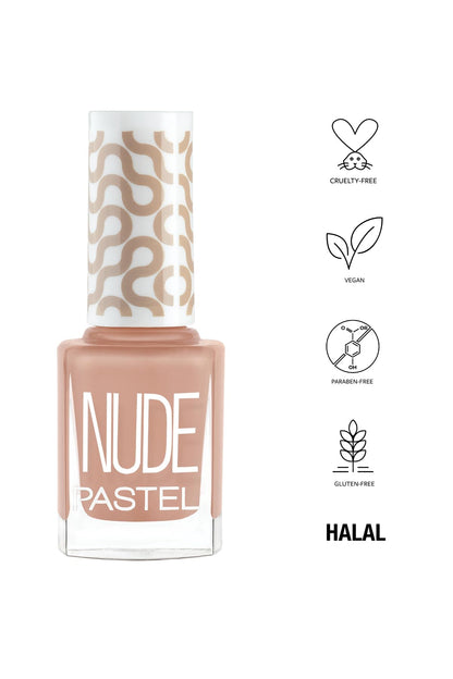 Pastel - Vegan Cruelty Free Nail Polish, Nude Color, Chemical-Free, 0.44 fl oz