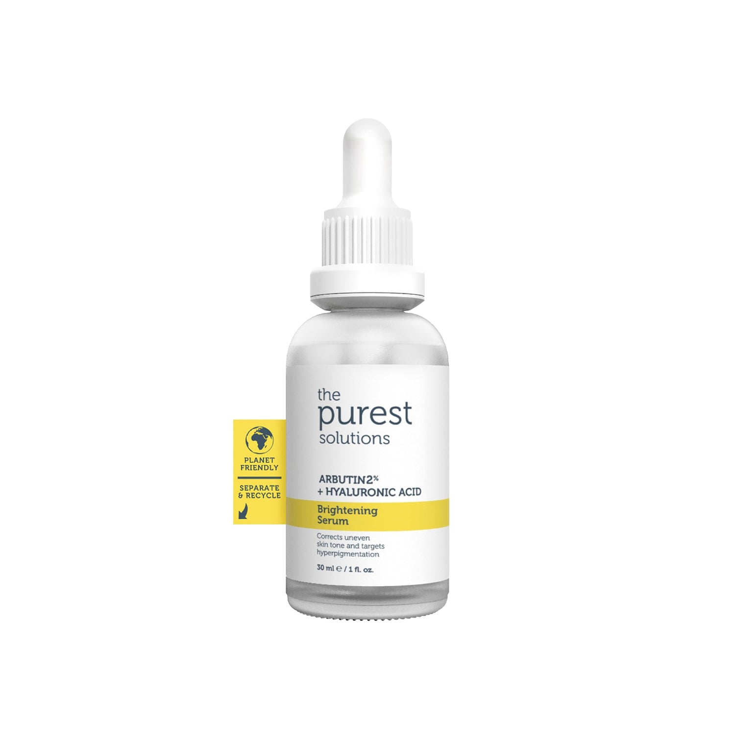 The Purest Solutions Brightening Serum - Arbutin &amp; Hyaluronic Acid | 30ml