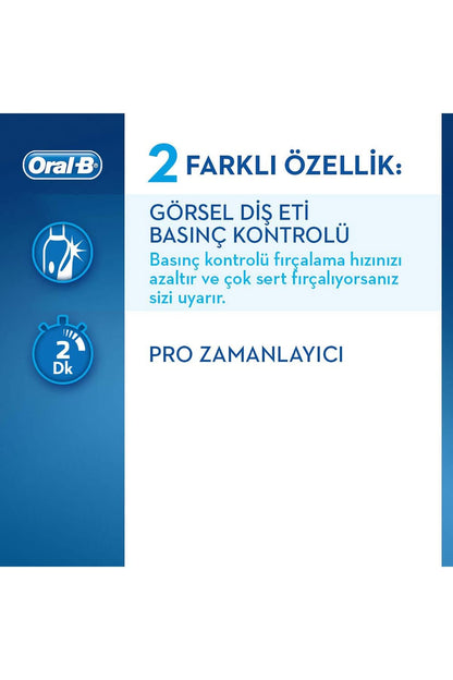 Oral-B Pro 2 (2900) BLACK EDITION RECHARGEABLE TOOTHBRUSH +BONUS HANDLE