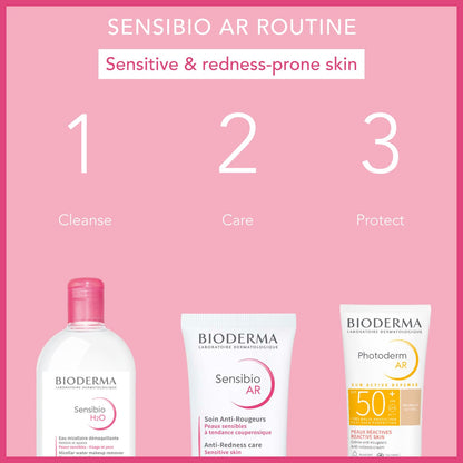 Bioderma Sensibio AR BB Cream SPF30 - Redness Relief for Sensitive Skin, Moisturizing BB Cream
