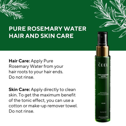 The Ceel Rosemary Water Hair Tonic 100ml - Natural Care | Revitalizing