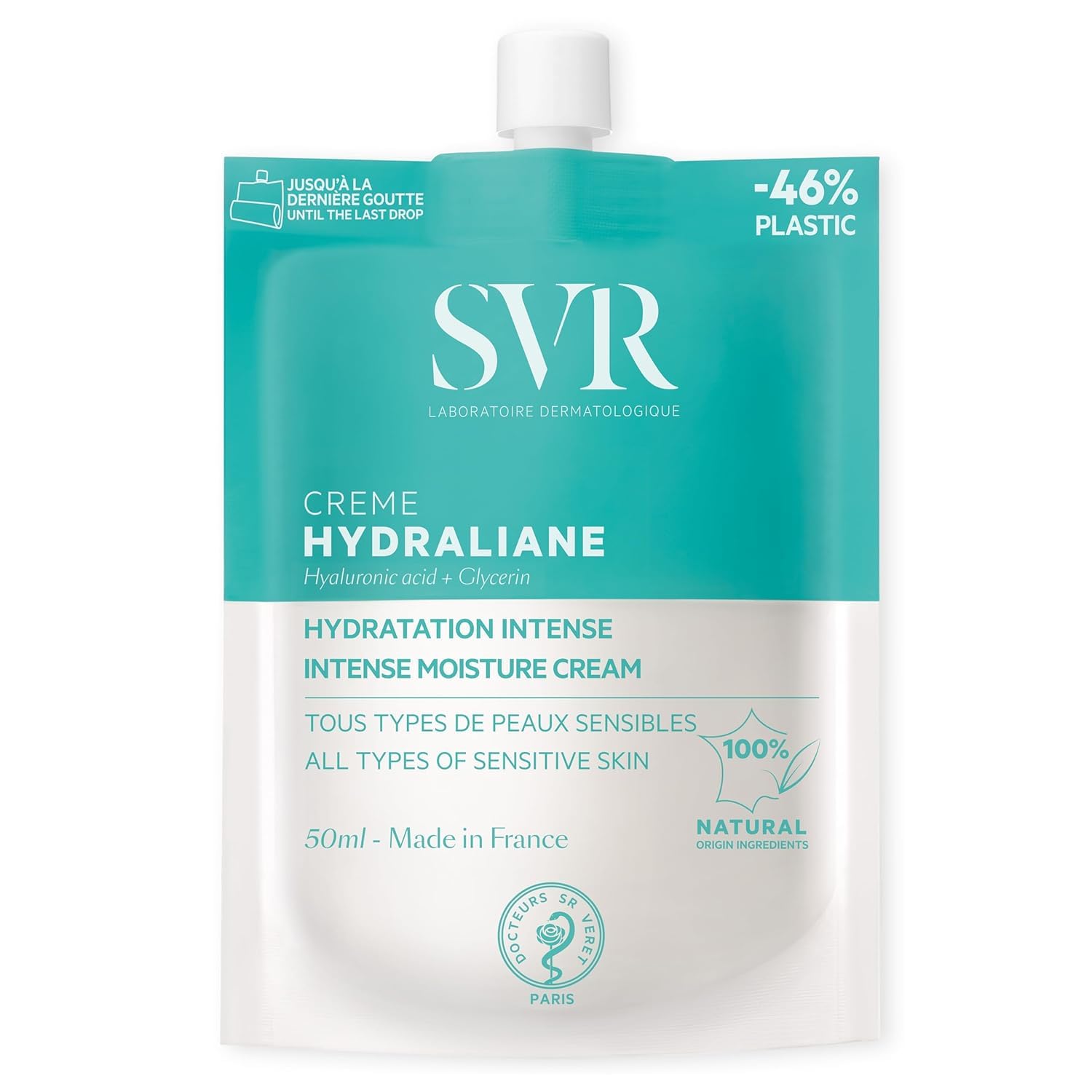 Svr Hydraliane Moisturizing Cream for Dry &amp; Sensitive Skin - Intense Hydration, 50ml