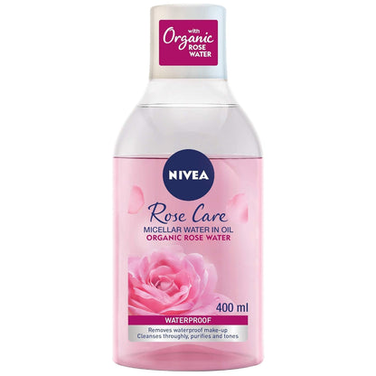 Nivea Waterproof Micellar Cleansing Water 400ml - Oil-Free Formula