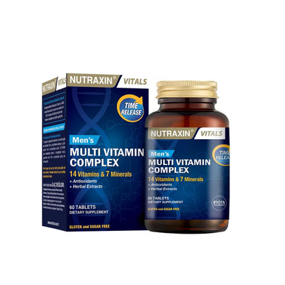 Nutraxin Multivitamin &amp; Mineral Complex for Men - 60 Tablets