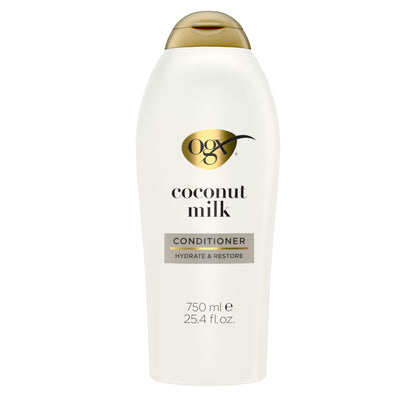 OGX Coconut Milk Conditioner - Sulfate-Free Moisturizing Hair Care - 13.01 fl oz