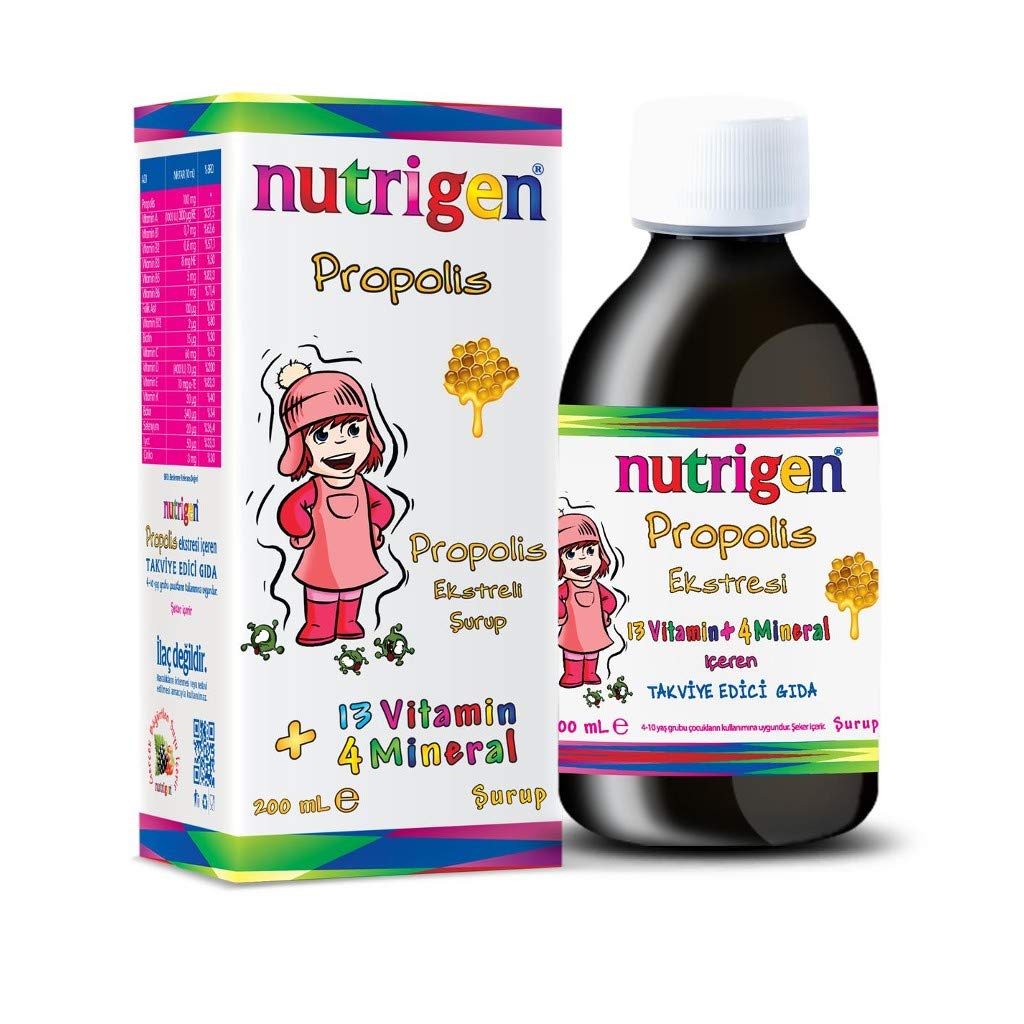 Nutrigen - Propolis Syrup for Kids - Multivitamin Supplement for Children&