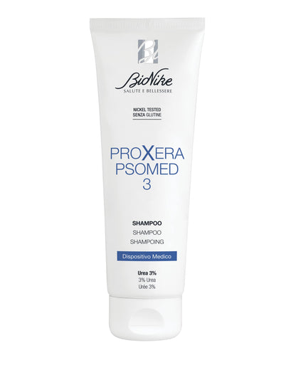 Bionike Proxera Psomed 3 Medicated Shampoo for Scalp Care - Anti-dandruff, Keratolytic, 4.23 fl oz