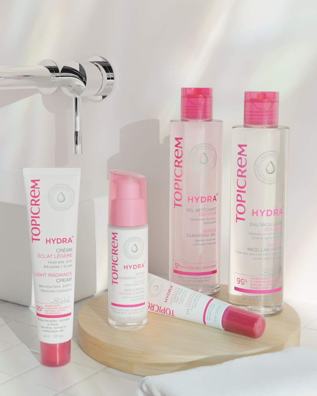 Topicrem Gentle Micellar Water for Face and Eyes - 400ml, Paraben-Free Makeup Remover for Sensitive Skin