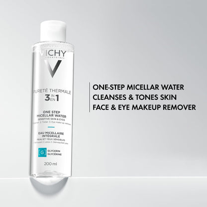 Vichy Mineral Micellar Water - Gentle Makeup Remover &amp; Cleanser for Sensitive Skin