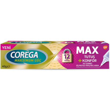 Corega MAX Denture Adhesive Cream - Comfort | 40g