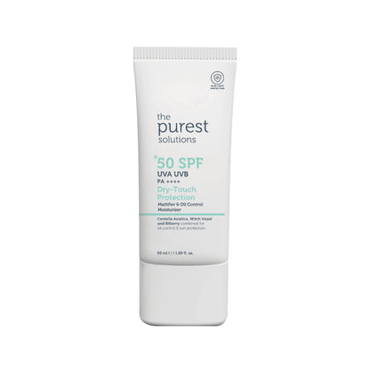 The Purest Solutions Oil Control Moisturizer with UV &amp; Blue Light Protection - Dry Touch Finish, 1.69 fl oz