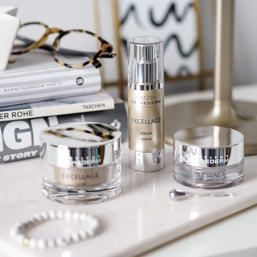 Institut Esthederm Excellage Anti-Aging Serum 30ml - Boosts Skin Elasticity &amp; Firmness