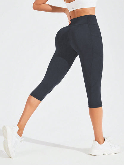 Womens Elastic Yoga Running Shorts