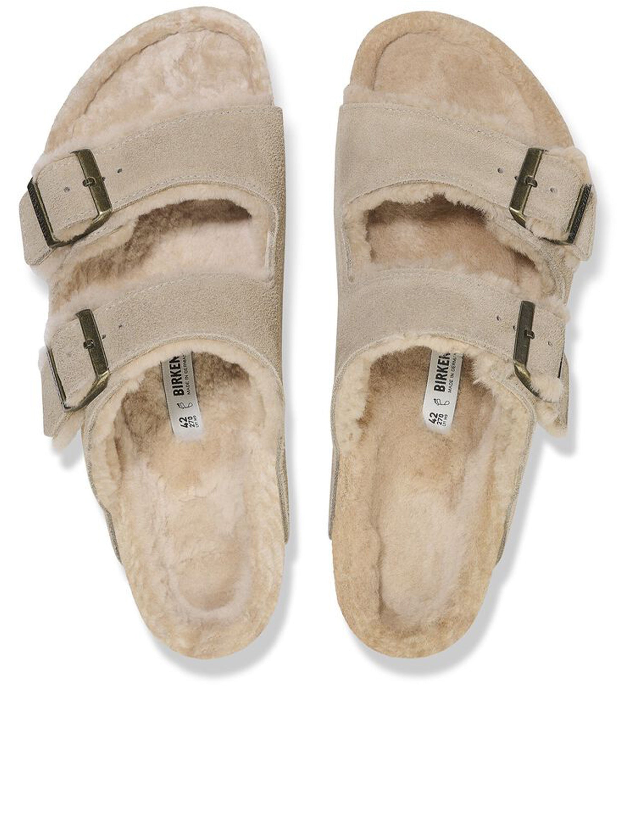 Birkenstock Arizona Pelliccia Di Agnello
