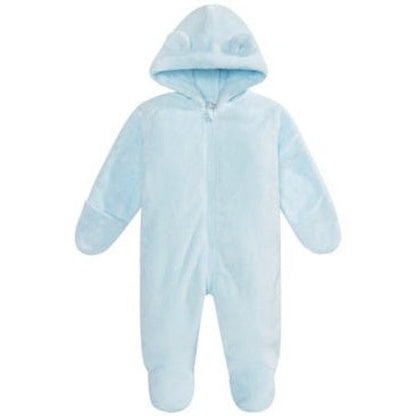 First Impressions Baby Hooded Footed Faux-Sherpa Bunting Snowsuit