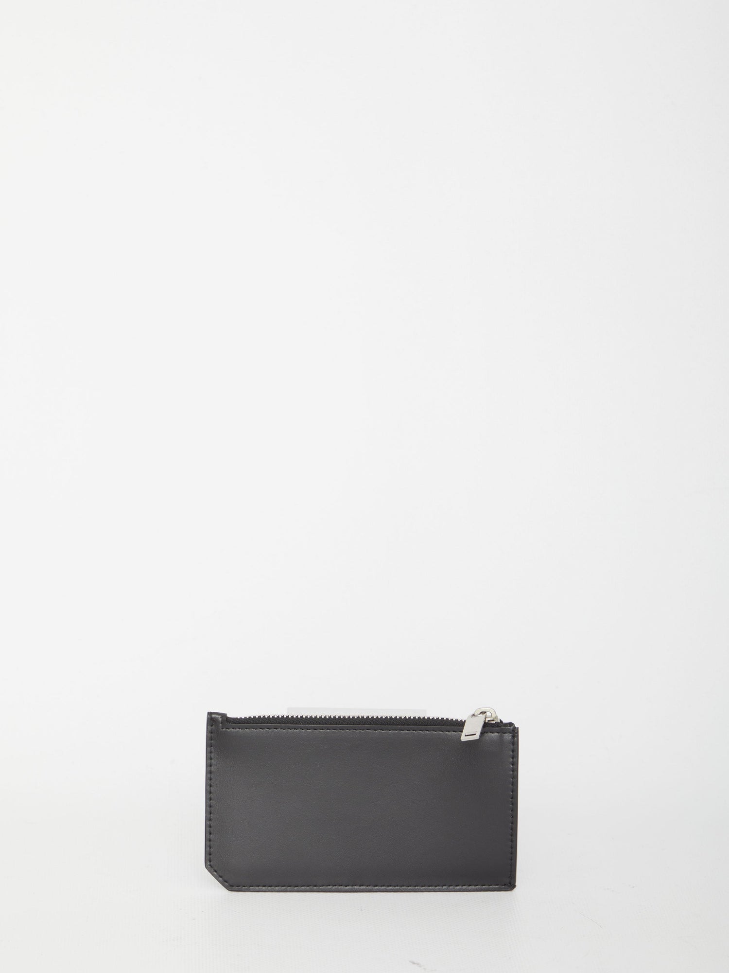 SAINT LAURENT Mini Monogram Zip Credit Card Holder