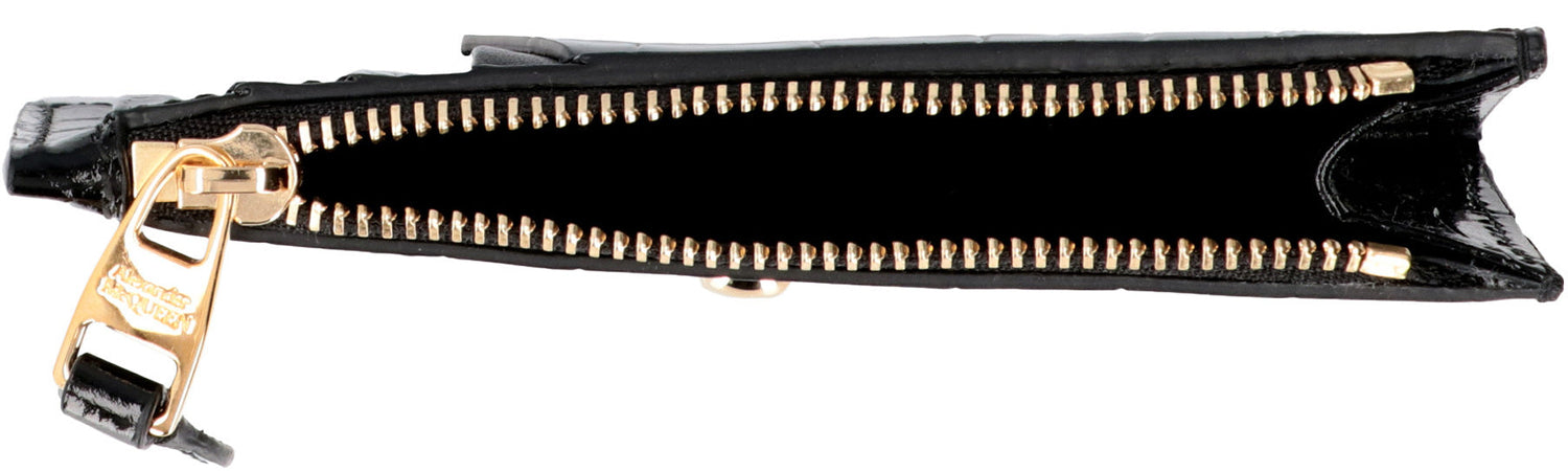 ALEXANDER MCQUEEN Mini Leather Card Holder