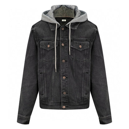 CELINE Washed Grey Denim Jacket – Casual Single-Breasted