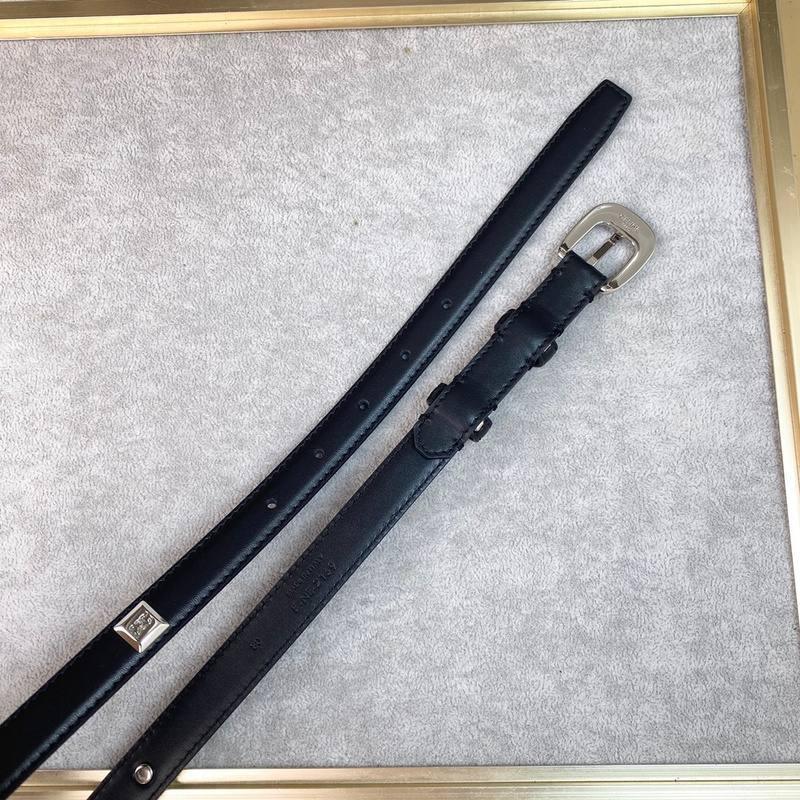Celine Women Silver Buckle Belt &