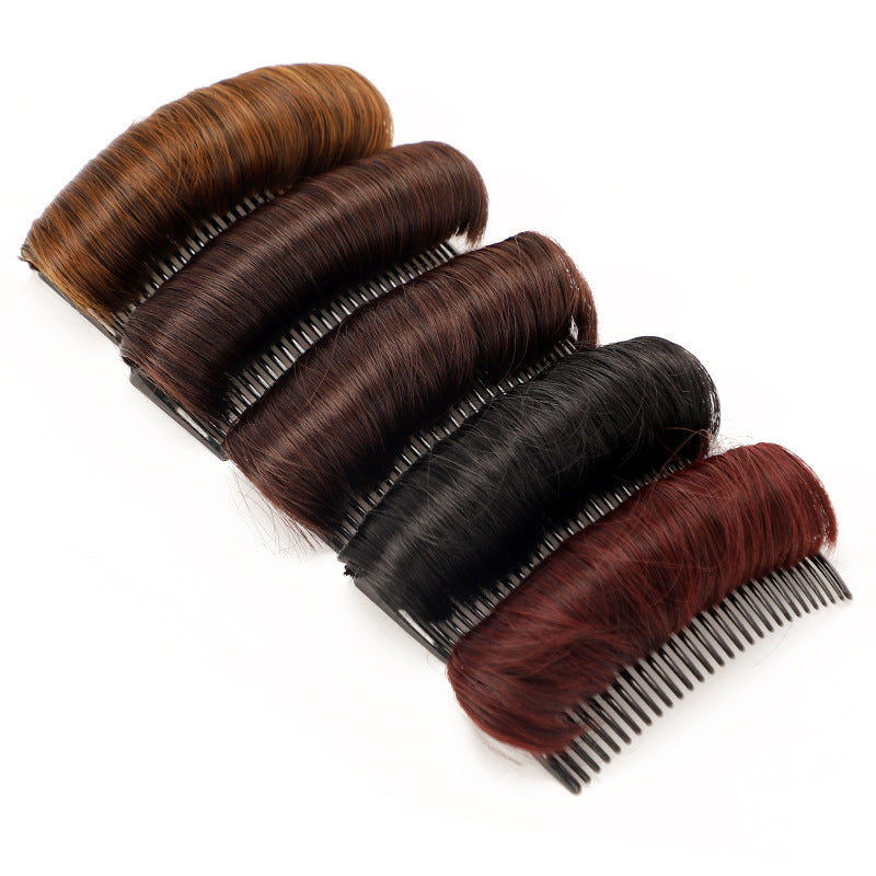 Wigs, hair pads, combs and hair softeners